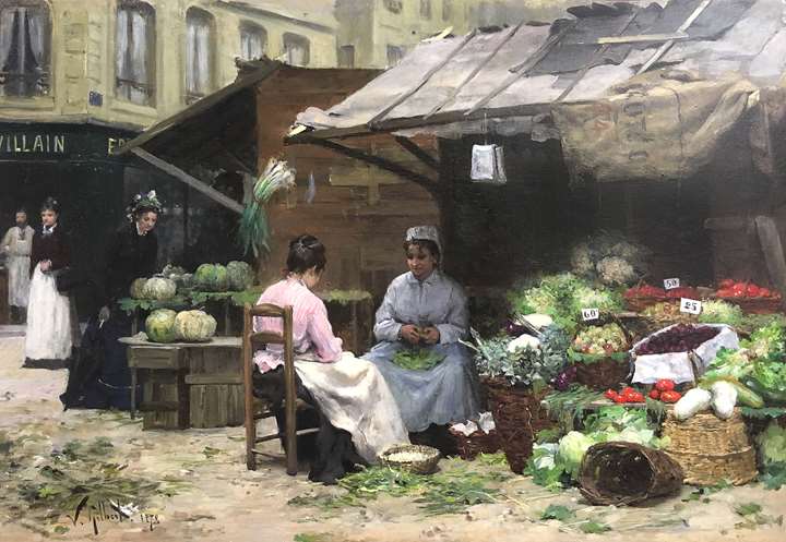 Jeunes Femmes aux Marché